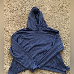 Navy blue thin hoodie
